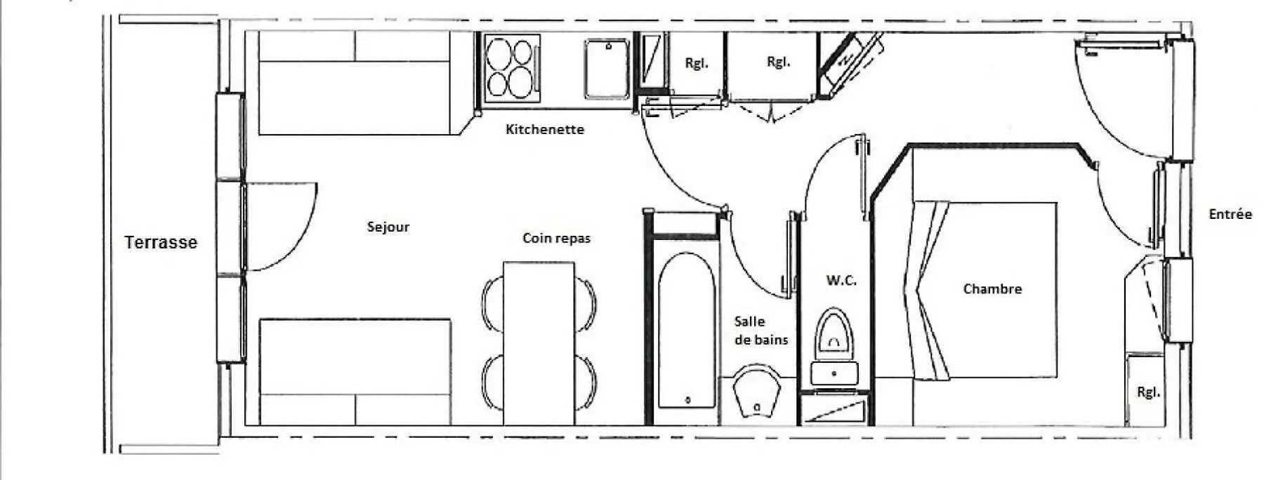 Apartment Residence Le Mont Soleil B - 2 Pieces 5 Pers - Le Mont-Soleil B - Plagne Soleil Mae-9354 La Plagne